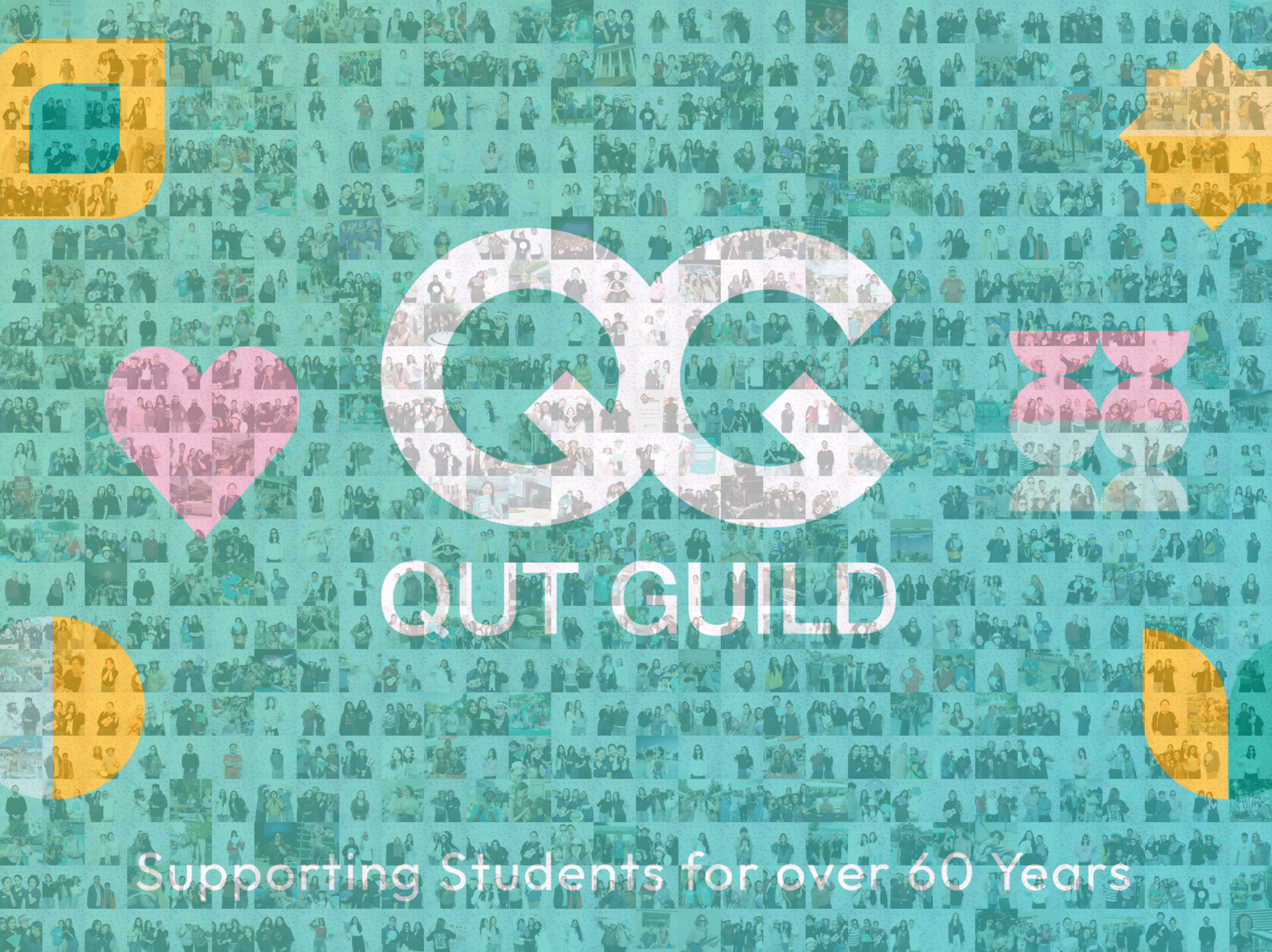 Mosaic Photo Booth Completed mosaic artwork for QUT Guild 60 year celebration